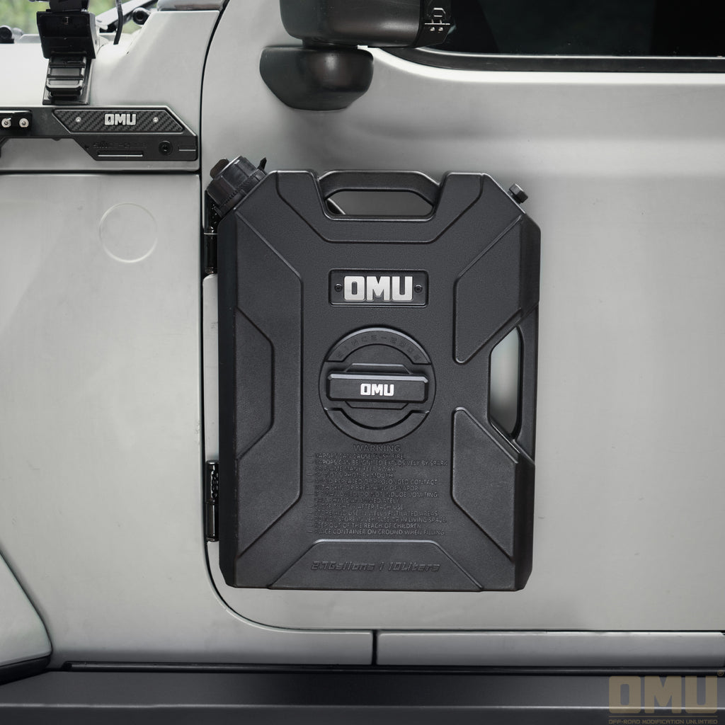 OMU Genesis 10L Door Hinge Jerrycan Kits For Jeep Wrangler JK JL JT