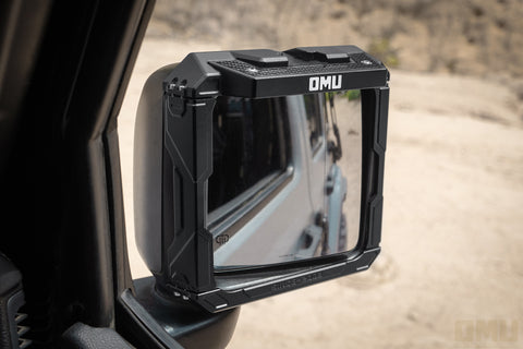 OMU Genesis Rearvuew Mirror Cover Rain Shield For Jeep Wrangler JL/Gladiator JT