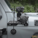 OMU Genesis Dual A-pillar Light Mount For Jeep Wrangler JL