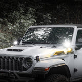 OMU Genesis Dual A-pillar Light Mount For Jeep Wrangler JL JT