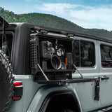 Tacmolle Multi-functional Rear Window Storage Box with Concealed Table For Jeep Wrangler JL Accessories