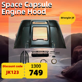 Maiker Space Capsule Engine Hood For Jeep Wrangler JK/JL Gladiator JT Accessories