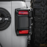 OMU Genesis Aluminum Taillight Guard Cover For Jeep Wrangler JL